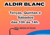 Lei Aldir Blanc: atendimento na Zona Oeste