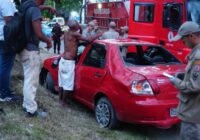 Capotamento na Avenida Brasil assusta motoristas