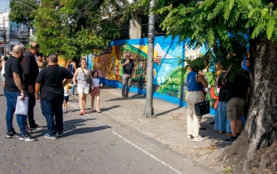 A inauguração do Mural de Campo Grande